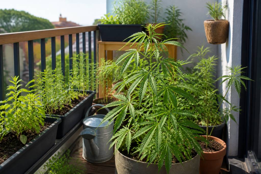 Nachhaltiger Hanfanbau auf kleinen Flächen: Wie Balkone, Gärten und Urban Gardening zur grünen CBD-Zukunft beitragen können